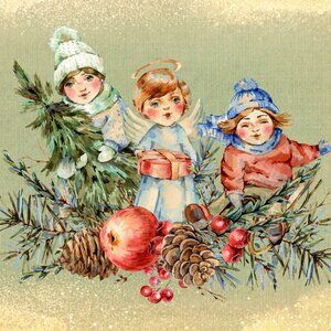 14x11 Vintage Carol Print